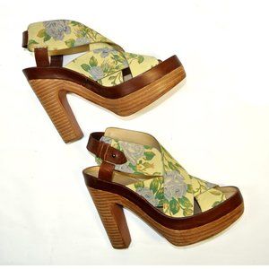 rag & bone Sloane Canary Nubuck Platform Sandals